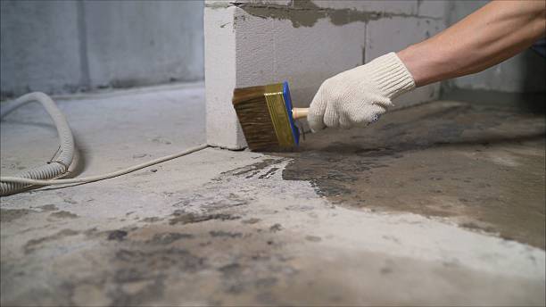 Crawl space vapor barrier installation in Rockville, MN